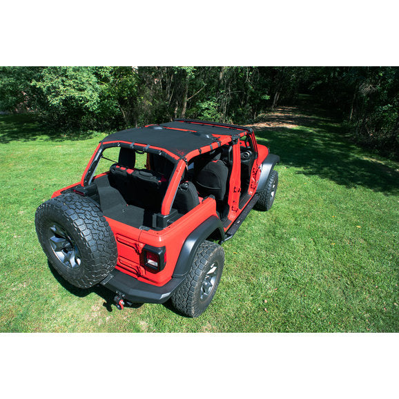 Load image into Gallery viewer, MasterTop Mesh Bimini Plus Top with Integrated Grab Handles for 18-21 Jeep Wrangler JL 2-Door