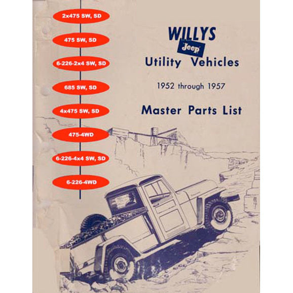 Load image into Gallery viewer, Bishko Automotive Literature Factory Authorized Parts Catalog for 41-73 Vintage Jeeps