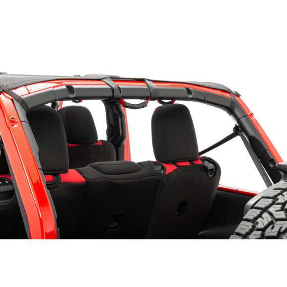 Load image into Gallery viewer, MasterTop Mesh Bimini Plus Top with Integrated Grab Handles for 18-21 Jeep Wrangler JL 2-Door