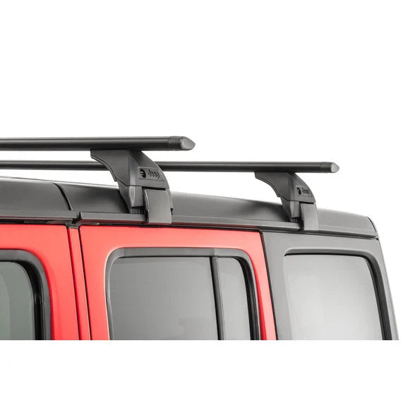 Load image into Gallery viewer, Mopar 82215387AB Removable Roof Rack Kit for 18-24 Jeep Wrangler JL & Gladiator JT with Factory Hardtop