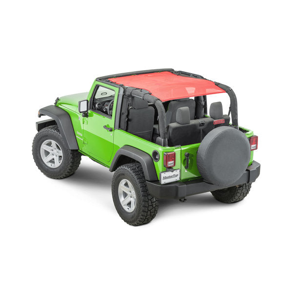 Load image into Gallery viewer, MasterTop Shademaker Freedom Mesh Bimini Top Plus for 07-18 Jeep Wrangler JK 2-Door