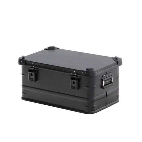 Load image into Gallery viewer, Overland Vehicle Systems 30100201 Aluminum Storage Box 53QT in Black