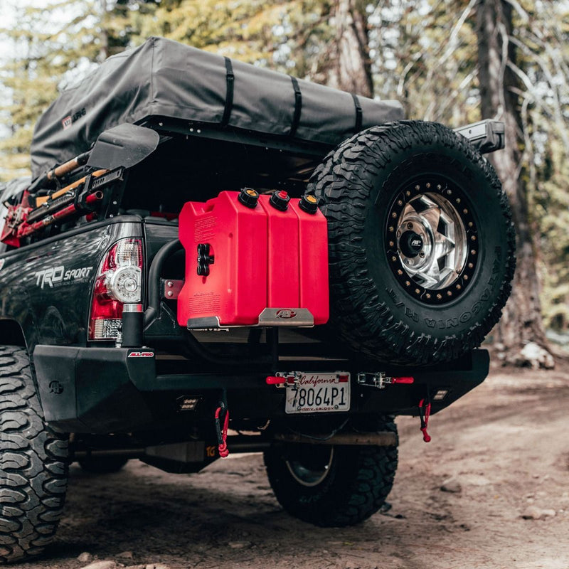 Load image into Gallery viewer, All-Pro Offroad Rotopax Carrier for 05-15 Tacoma All-Pro Swing Out Rear Bumper