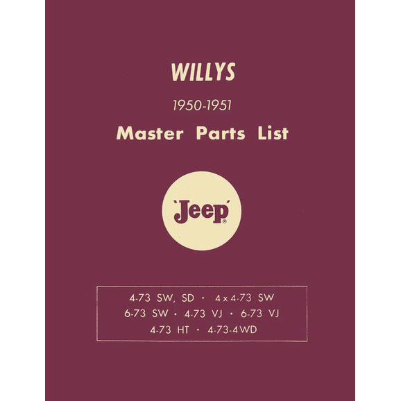Load image into Gallery viewer, Bishko Automotive Literature Factory Authorized Parts Catalog for 41-73 Vintage Jeeps
