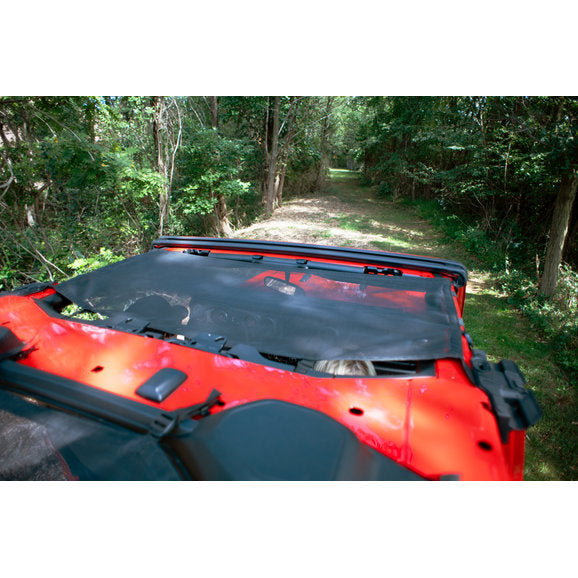 Load image into Gallery viewer, MasterTop Mesh Bimini Plus Top with Integrated Grab Handles for 18-21 Jeep Wrangler JL 2-Door