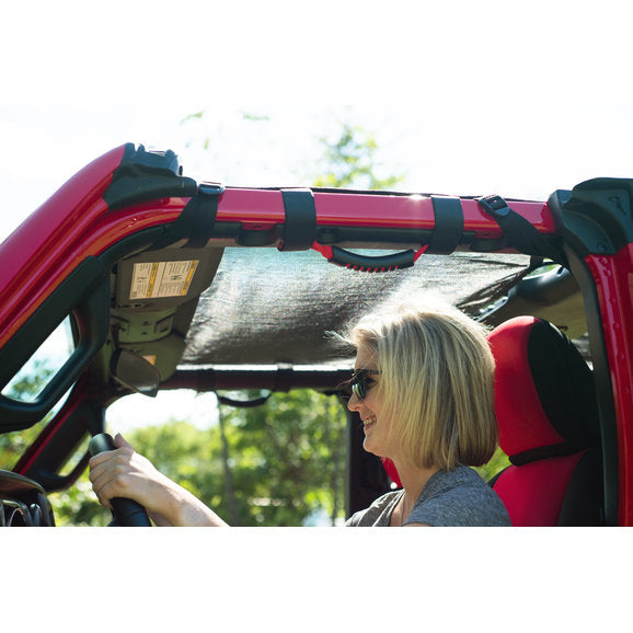 Load image into Gallery viewer, MasterTop Mesh Bimini Top with Integrated Grab Handles for 18-23 Jeep Wrangler JL & Gladiator JT