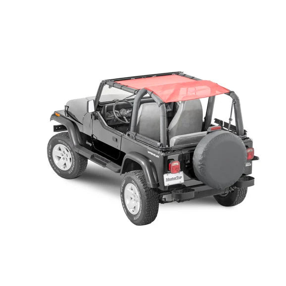 Load image into Gallery viewer, MasterTop ShadeMaker Mesh Bimini Top Plus for 92-06 Jeep Wrangler YJ & TJ
