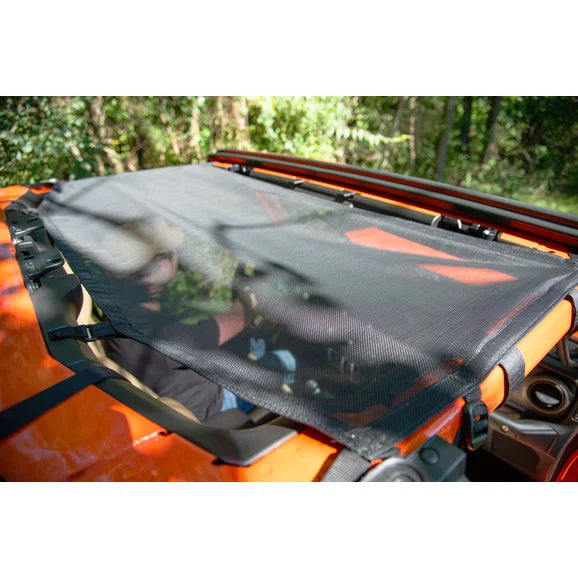 Load image into Gallery viewer, MasterTop Mesh Bimini Plus Top with Integrated Grab Handles For Jeep Gladiator JT