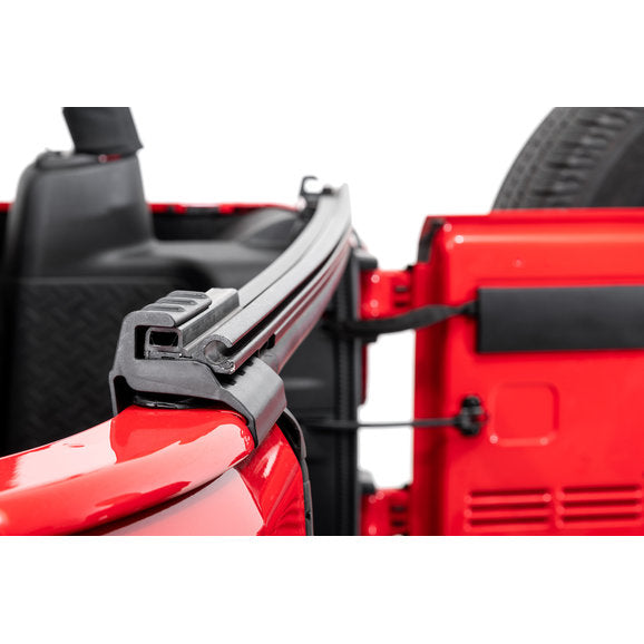 Load image into Gallery viewer, MasterTop 15431301 Corner Tailgate Bar Retainers for 07-18 Jeep Wrangler JK