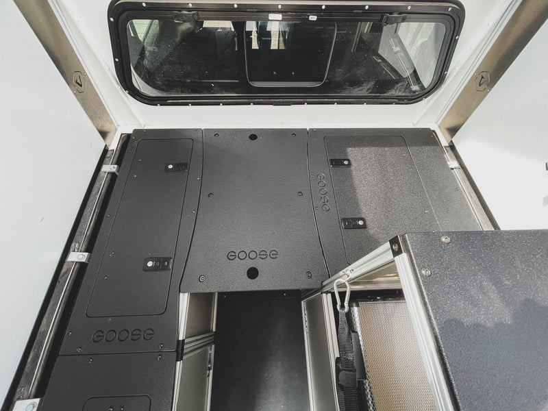 Load image into Gallery viewer, Goose Gear Goose Gear Camper System - Midsize Truck 5Ft Bed - Passenger Side Front Utility Module
