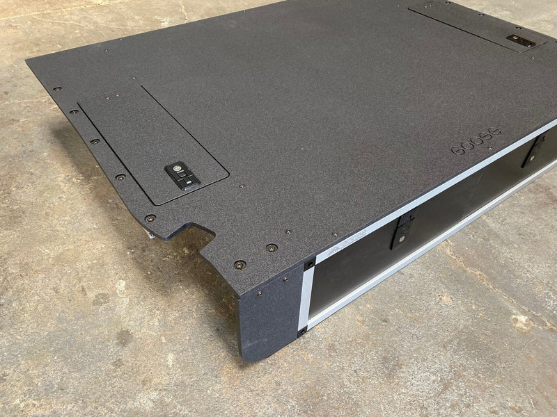 Load image into Gallery viewer, Goose Gear Toyota Land Cruiser 2008-2021 200 Series - Side x Side Drawer Module with Fitted Top Plate