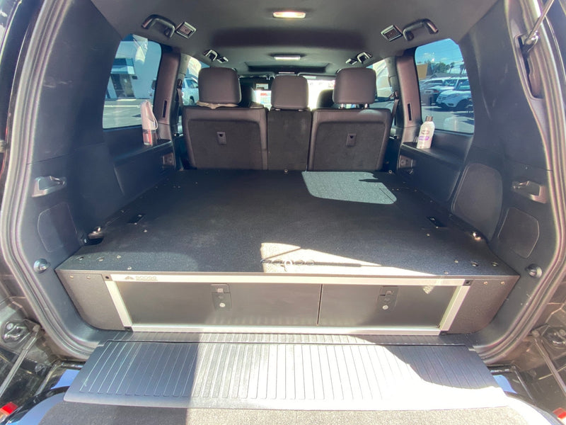 Load image into Gallery viewer, Goose Gear Toyota Land Cruiser 2008-2021 200 Series - Side x Side Drawer Module with Fitted Top Plate