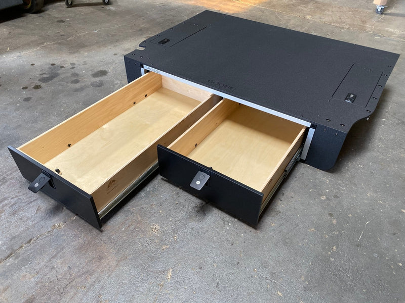 Load image into Gallery viewer, Goose Gear Toyota Land Cruiser 2008-2021 200 Series - Side x Side Drawer Module with Fitted Top Plate