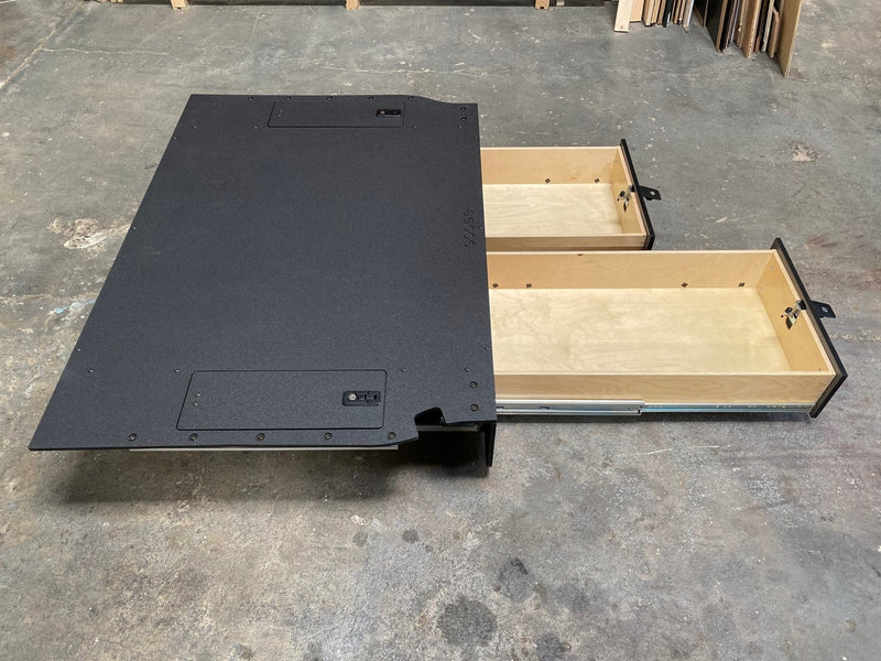 Load image into Gallery viewer, Goose Gear Toyota Land Cruiser 2008-2021 200 Series - Side x Side Drawer Module with Fitted Top Plate