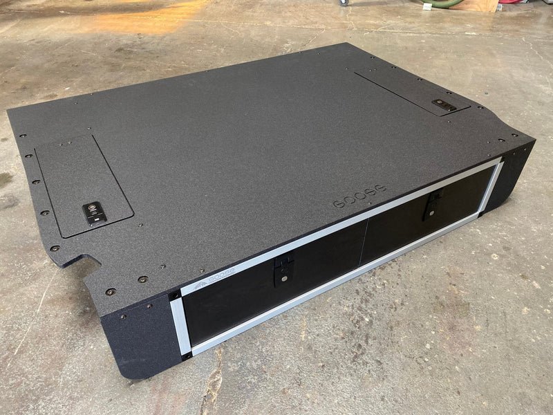 Load image into Gallery viewer, Goose Gear Toyota Land Cruiser 2008-2021 200 Series - Side x Side Drawer Module with Fitted Top Plate