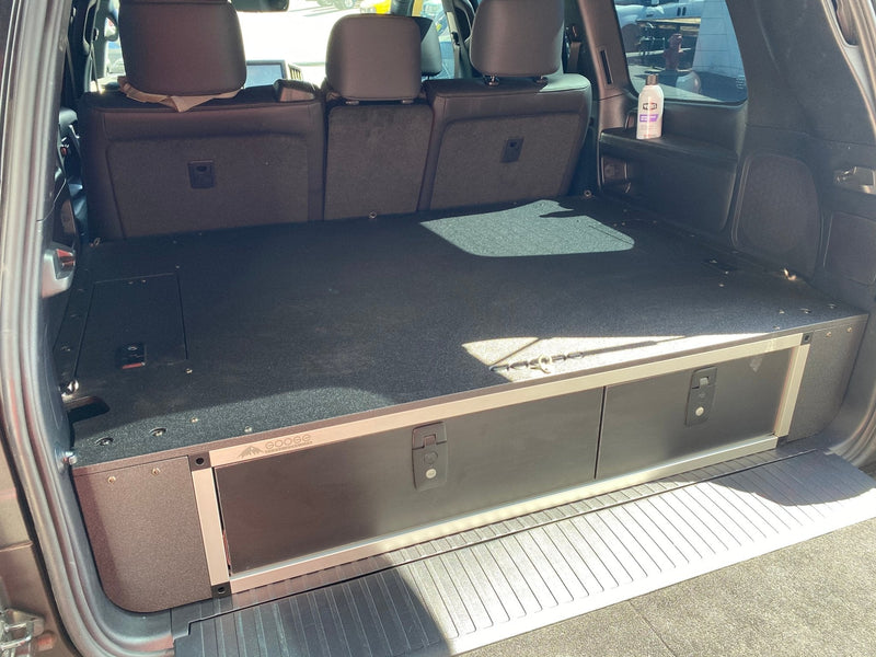 Load image into Gallery viewer, Goose Gear Toyota Land Cruiser 2008-2021 200 Series - Side x Side Drawer Module with Fitted Top Plate