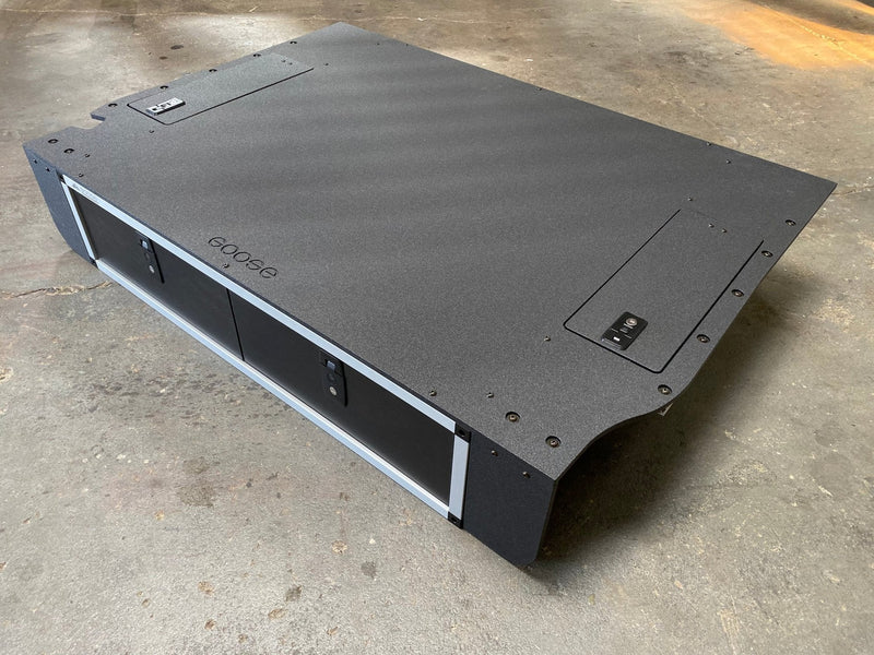 Load image into Gallery viewer, Goose Gear Toyota Land Cruiser 2008-2021 200 Series - Side x Side Drawer Module with Fitted Top Plate