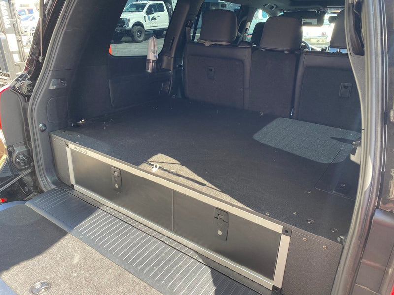 Load image into Gallery viewer, Goose Gear Toyota Land Cruiser 2008-2021 200 Series - Side x Side Drawer Module with Fitted Top Plate