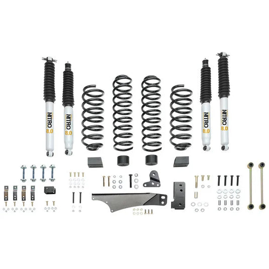 Quadratec Maximum Duty 3.5in Coil Spring Suspension Lift Kit for 07-18 Jeep Wrangler Unlimited JK 4 Door