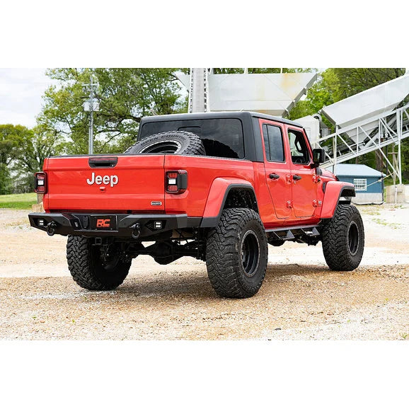 Load image into Gallery viewer, Rough Country 10646 Heavy-Duty Rear LED Bumper for 20-24 Jeep Gladiator JT
