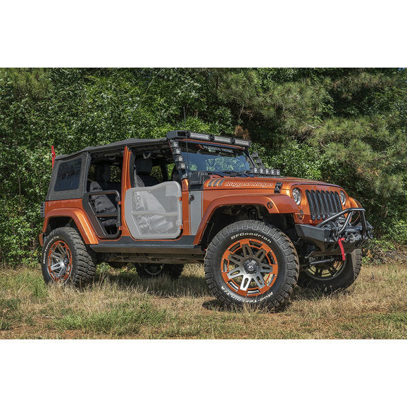 Load image into Gallery viewer, Rugged Ridge Fortis Tube Doors for 07-18 Jeep Wrangler JK
