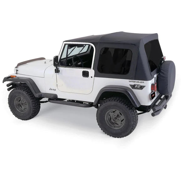 Load image into Gallery viewer, Rampage Products 68035 Complete Soft Top Kit with Tinted Windows for 76-95 Jeep CJ-7 &amp; Wrangler YJ with Full Steel Doors
