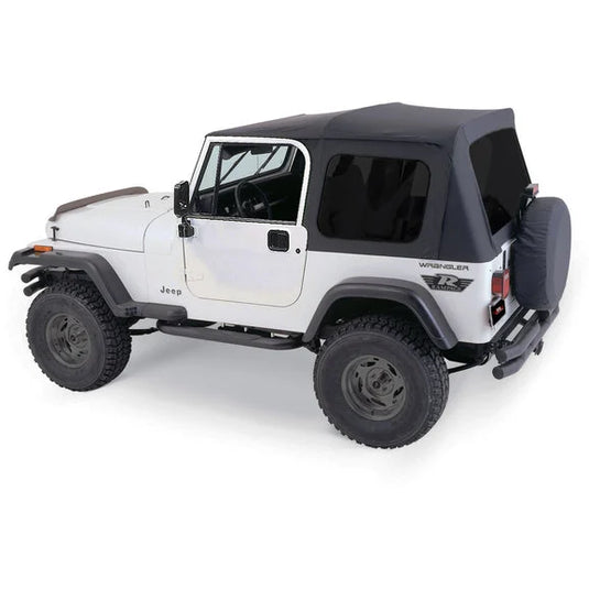 Rampage Products 68035 Complete Soft Top Kit with Tinted Windows for 76-95 Jeep CJ-7 & Wrangler YJ with Full Steel Doors