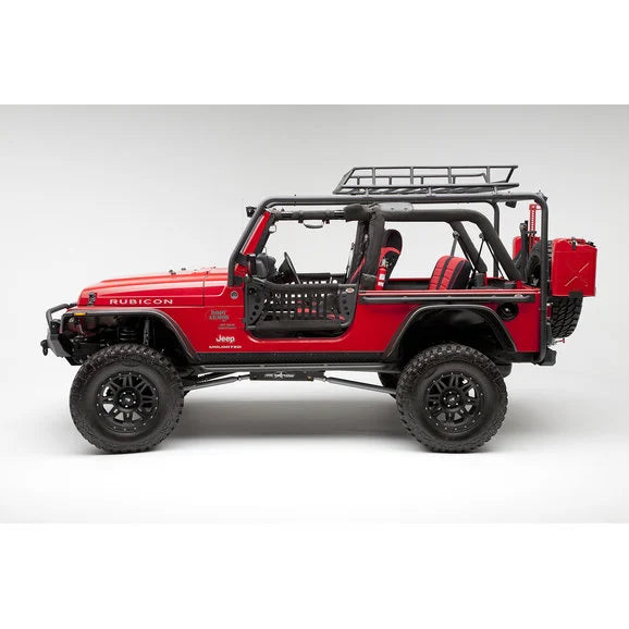 Load image into Gallery viewer, Body Armor TJ-4121 Rockcrawler Side Guards for 97-06 Jeep Wrangler TJ
