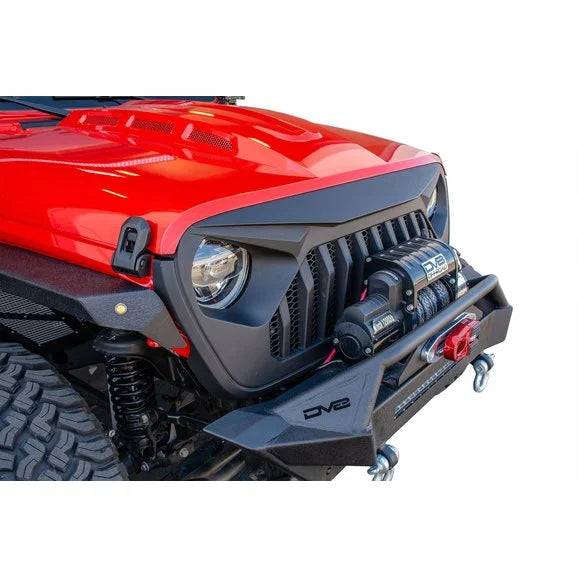 Load image into Gallery viewer, DV8 Offroad GRJL-01 Replacement Grill-Black for 18-20 Jeep Wrangler JL &amp; Gladiator JT
