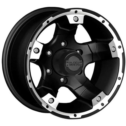 Black Rock 900B785045 Viper Series 900 Wheels in Black with Machined Accents for 07-20 Jeep Wrangler JK, JL, & Gladiator JT