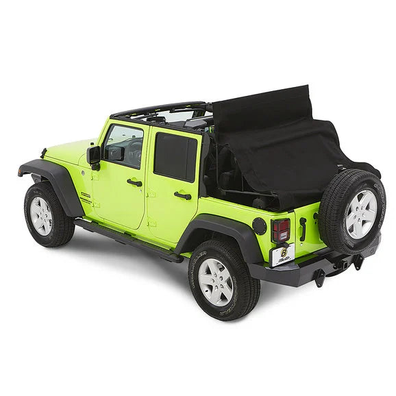 Load image into Gallery viewer, Bestop 54923-35 Trektop NX Glide Soft Top in Black Diamond for 07-18 Jeep Wrangler JK 4 Door
