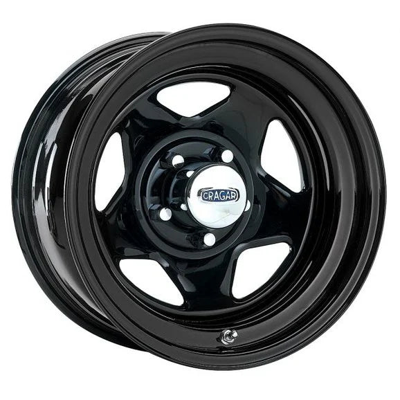 Load image into Gallery viewer, Cragar Series 365 Black V5 Wheel for Jeep Vehicles with 5x4.5 Bolt Pattern
