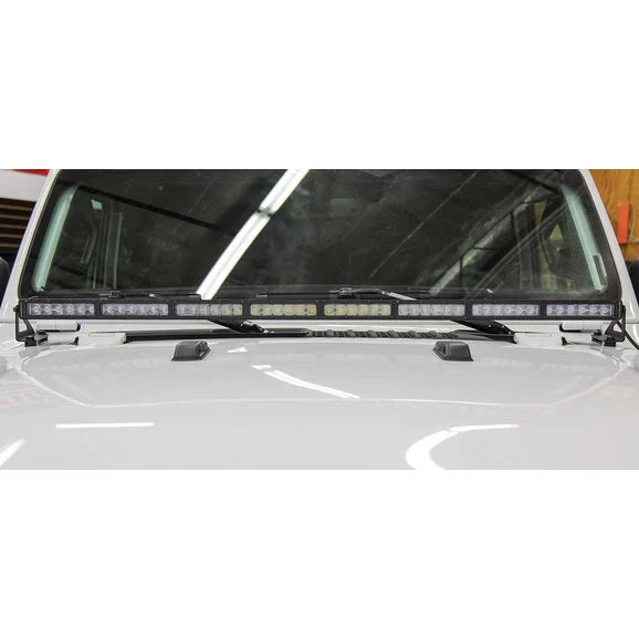 Load image into Gallery viewer, Diode Dynamics Hood Mounted 50&quot; LED Light Bar Kit for 18-24 Jeep Wrangler JL &amp; Gladiator JT
