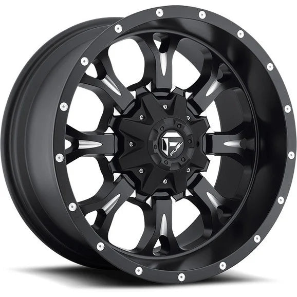 Fuel® Off-Road Krank Wheel in Black for 84-06 Jeep Wrangler YJ, TJ, & Cherokee XJ