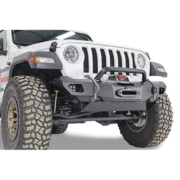 Load image into Gallery viewer, LoD Offroad JSP1881 Black Ops Front Bumper Skid Plate for 18-22 Jeep Wrangler JL &amp; Gladiator JT with a Black Ops Front Bumper
