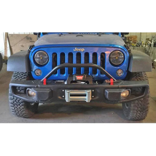 Rock Hard 4X4 RH-5019 Grille Guard and Light Mount Hoop for 10A, Hardrock, & Recon Edition for 07-18 Jeep Wrangler JK