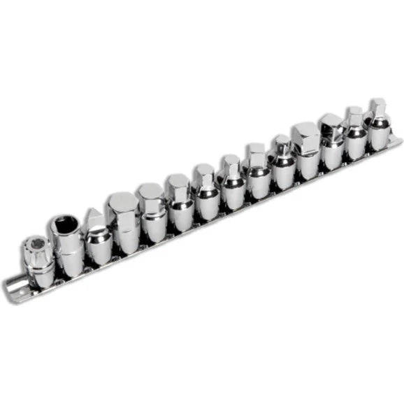 Performance Tool W54287 15 Piece Drain Plug Socket Set