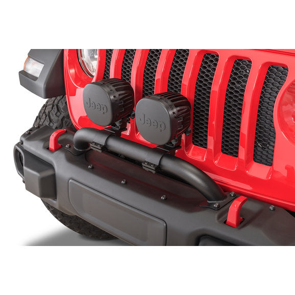 Load image into Gallery viewer, Mopar 82215729 Winch Guard Light Mounting Bracket for 18-24 Jeep Wrangler JL &amp; Gladiator JT
