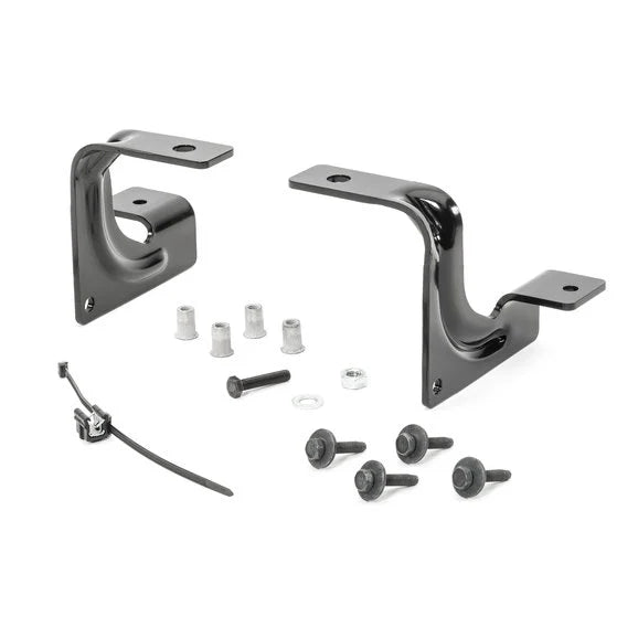 Load image into Gallery viewer, Mopar 82215428 Auxiliary Light Mount Brackets for 18-24 Jeep Wrangler JL &amp; Gladiator JT
