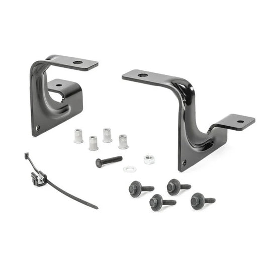 Mopar 82215428 Auxiliary Light Mount Brackets for 18-24 Jeep Wrangler JL & Gladiator JT