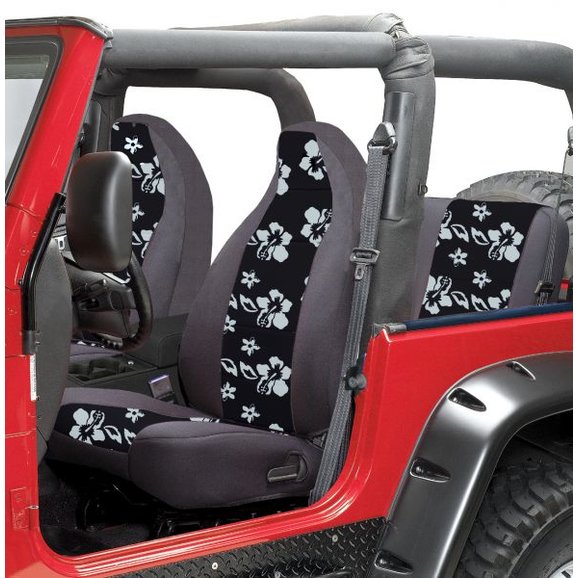 Load image into Gallery viewer, Coverking Front Seat Covers with Rear Cover for 76-86 Jeep CJ-5, CJ-7 &amp; CJ-8 with High Back Bucket Seats
