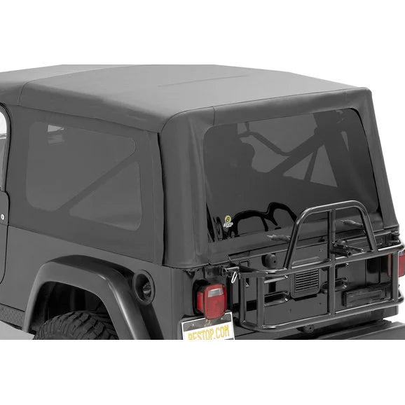 Bestop 58710-35 Tinted Window Kit in Black Diamond for 04-06 Jeep Wrangler TJ Unlimited with Supertop NX, Replace A Top or Factory Top