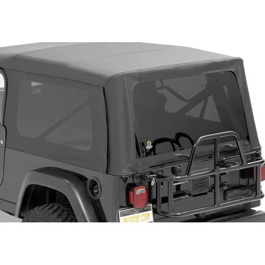 Bestop 58710-35 Tinted Window Kit in Black Diamond for 04-06 Jeep Wrangler TJ Unlimited with Supertop NX, Replace A Top or Factory Top