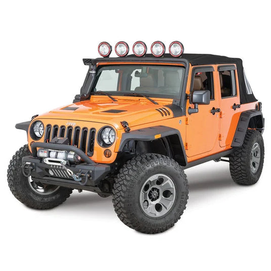 Rugged Ridge 11640.10 Hurricane Flat Fender Flares for 07-18 Jeep Wrangler JK