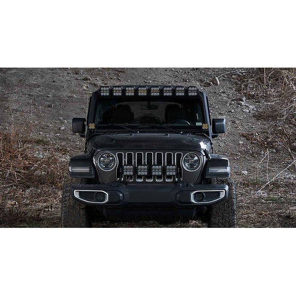 Load image into Gallery viewer, Diode Dynamics DD6821 SS5 Windshield Sport CrossLink Combo Lightbar Kit for 18-22 Jeep Wrangler JL
