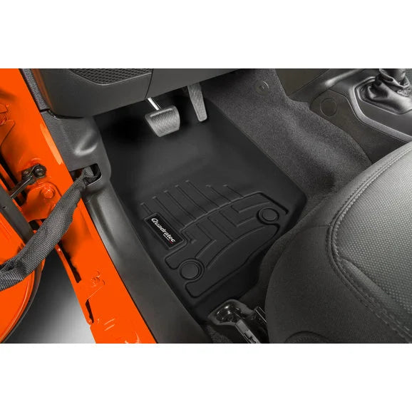 Load image into Gallery viewer, Quadratec DigitalFit Front FloorLiners by WeatherTech for 20-23 Jeep Gladiator JT
