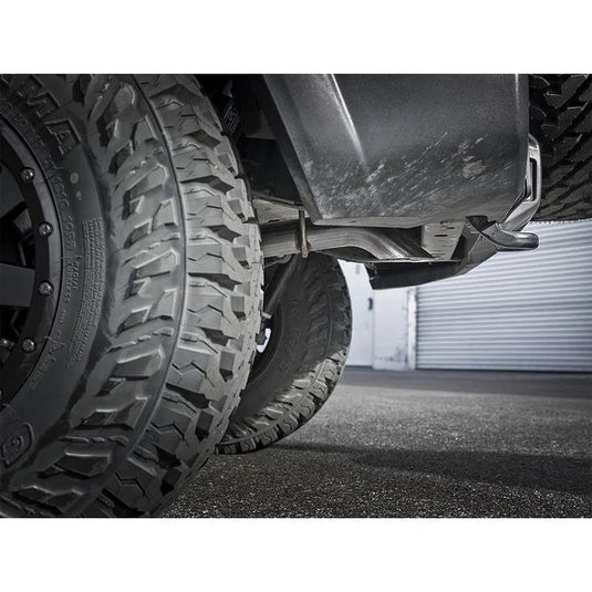 aFe Power Mach Force XP Hi-Tuck 409 Stainless Steel Axle-Back Exhaust System for 18-24 Jeep Wrangler JL