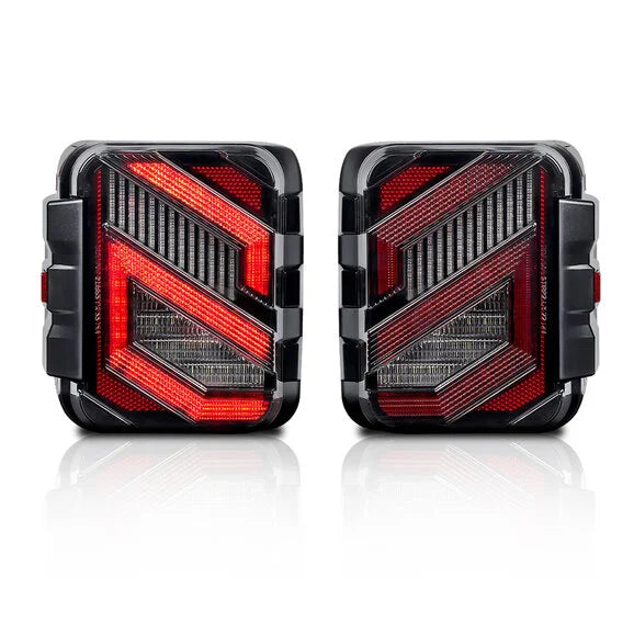 Load image into Gallery viewer, Overtread Skyline Elite LED Tail Light for 18-24 Jeep Wrangler JL
