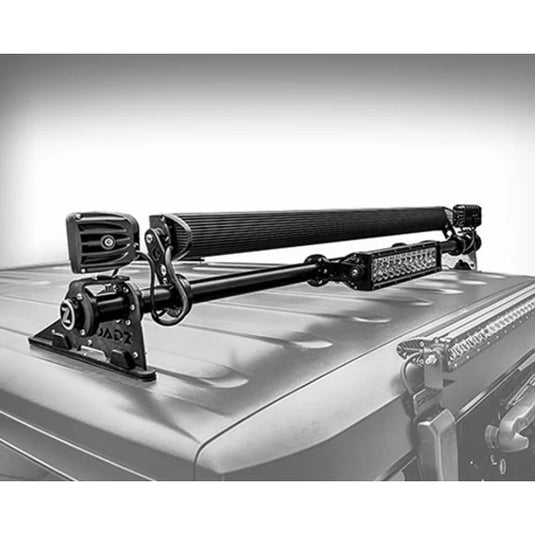 ZROADZ Z350050-JK-KIT-B Rear Roof Modular Rack MegaWatt System B for 07-24 Jeep Wrangler JL & JK