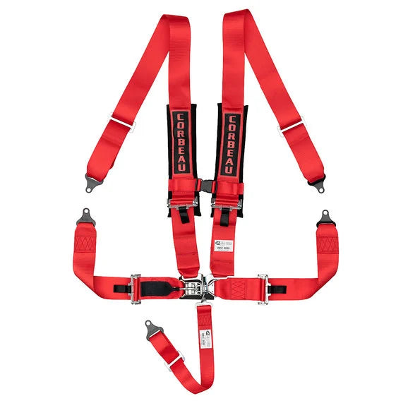 Load image into Gallery viewer, Corbeau 3-Inch 5-Point Latch and Link Harness Belts
